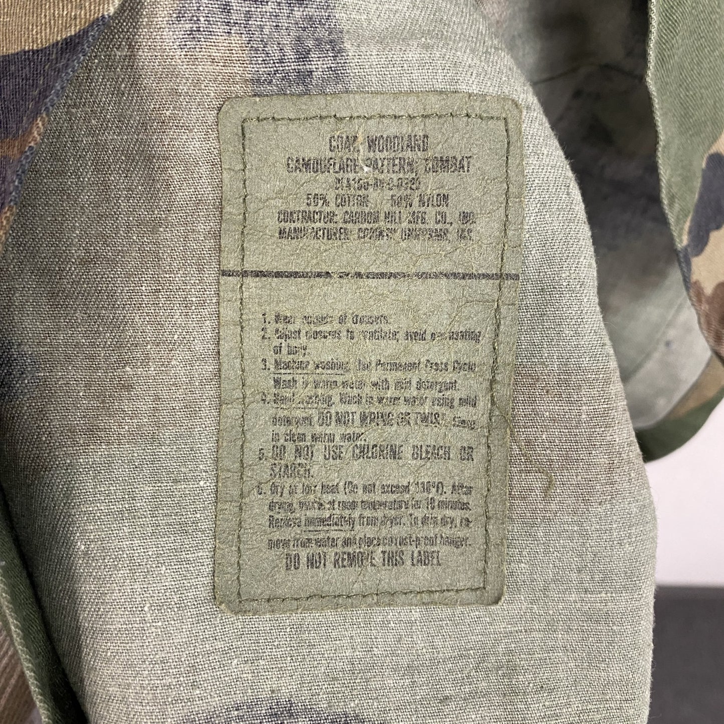 ハンティングシャツジャケット　ヴィンテージ　カモフラージュ　迷彩柄　