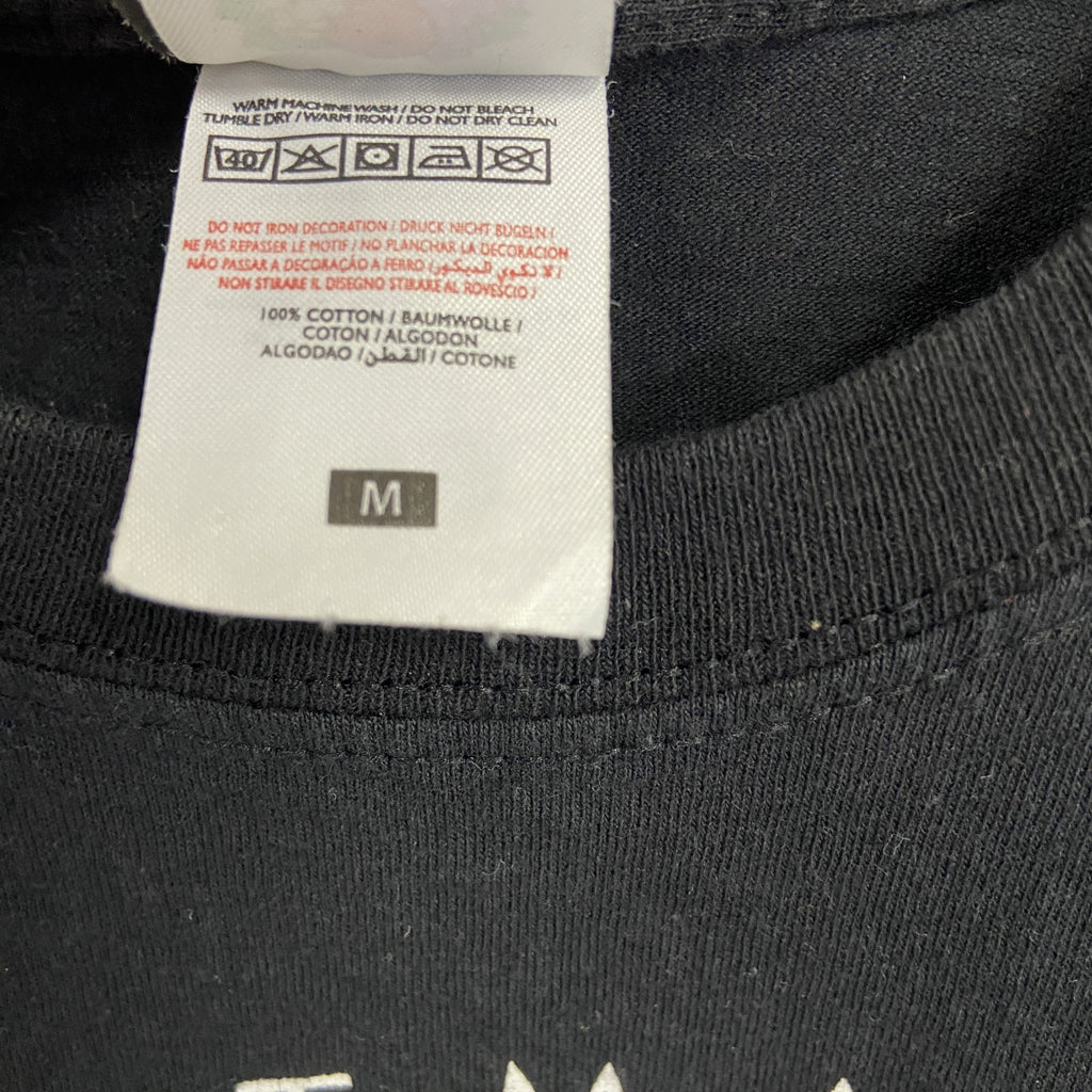 FRUIT OF THE LOOM　バットマン　ハーレイクイン　半袖アニメTシャツ　DCコミックス　黒　ブラック　Mサイズ　古着