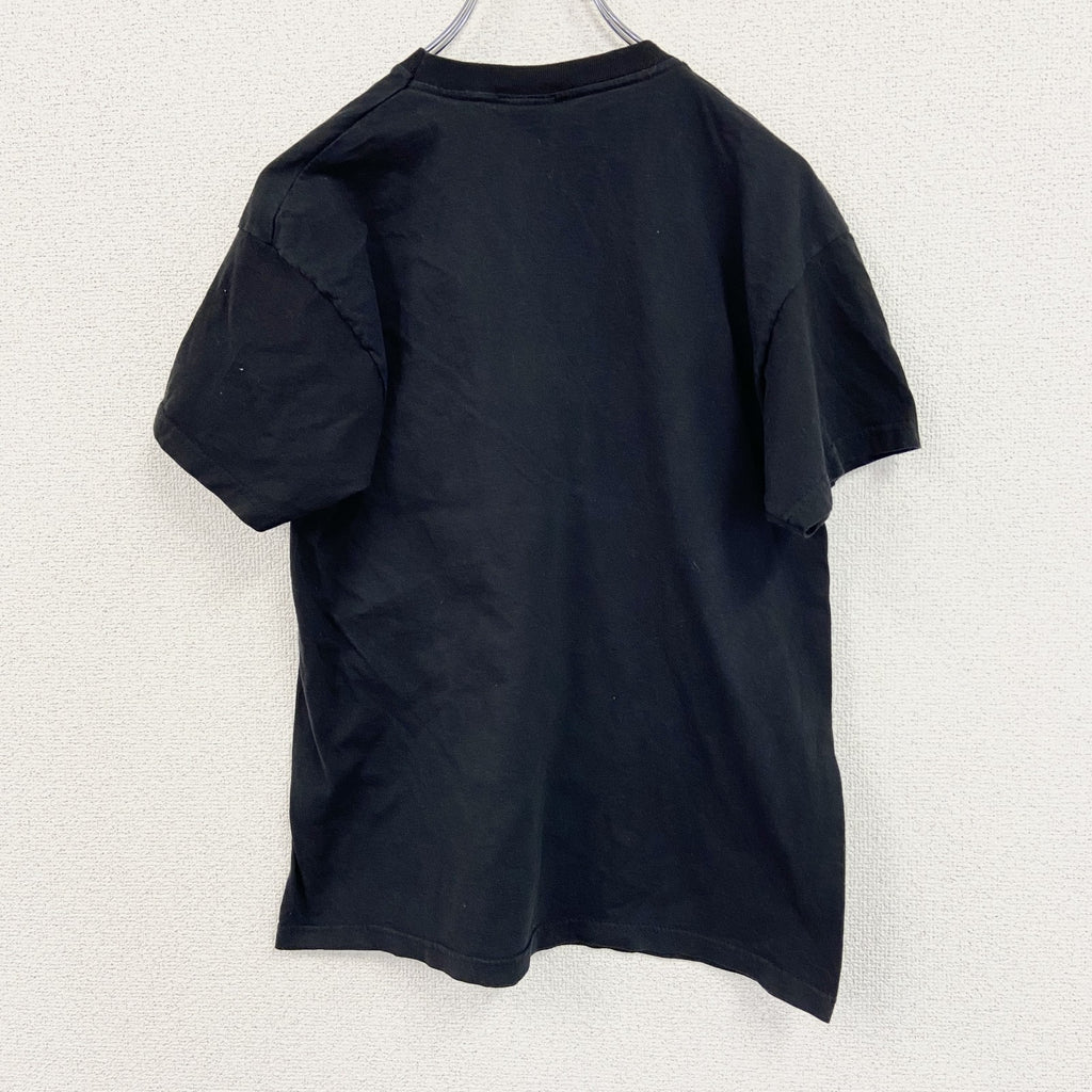FRUIT OF THE LOOM　バットマン　ハーレイクイン　半袖アニメTシャツ　DCコミックス　黒　ブラック　Mサイズ　古着