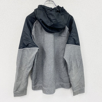 NIKE　ナイキ　フルジップスウェットパーカー/フーディー　バイカラー　黒　ブラック　グレー　Lサイズ