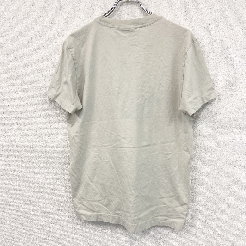 WEEKDAY　ウイークデイ　半袖プリントTシャツ　アーチプリント　ベージュ　Sサイズ カットソー メンズ コットン 古着