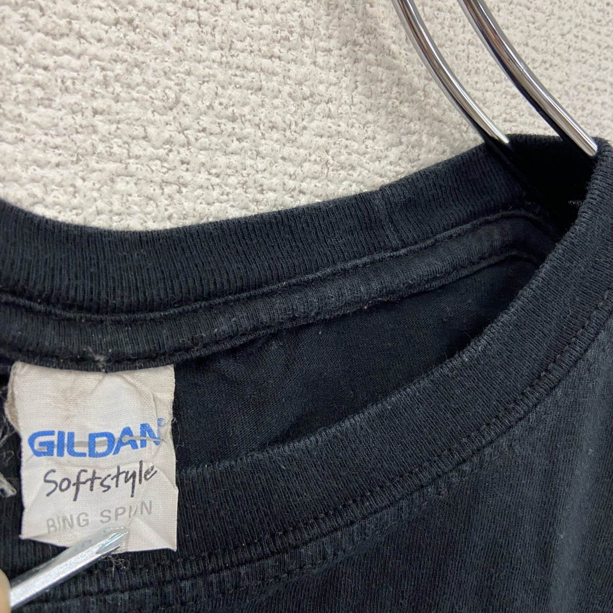 GILDAN　ギルダン　DCコミックス　半袖アニメプリントTシャツ　superhero　黒　ブラック　Lサイズ　古着