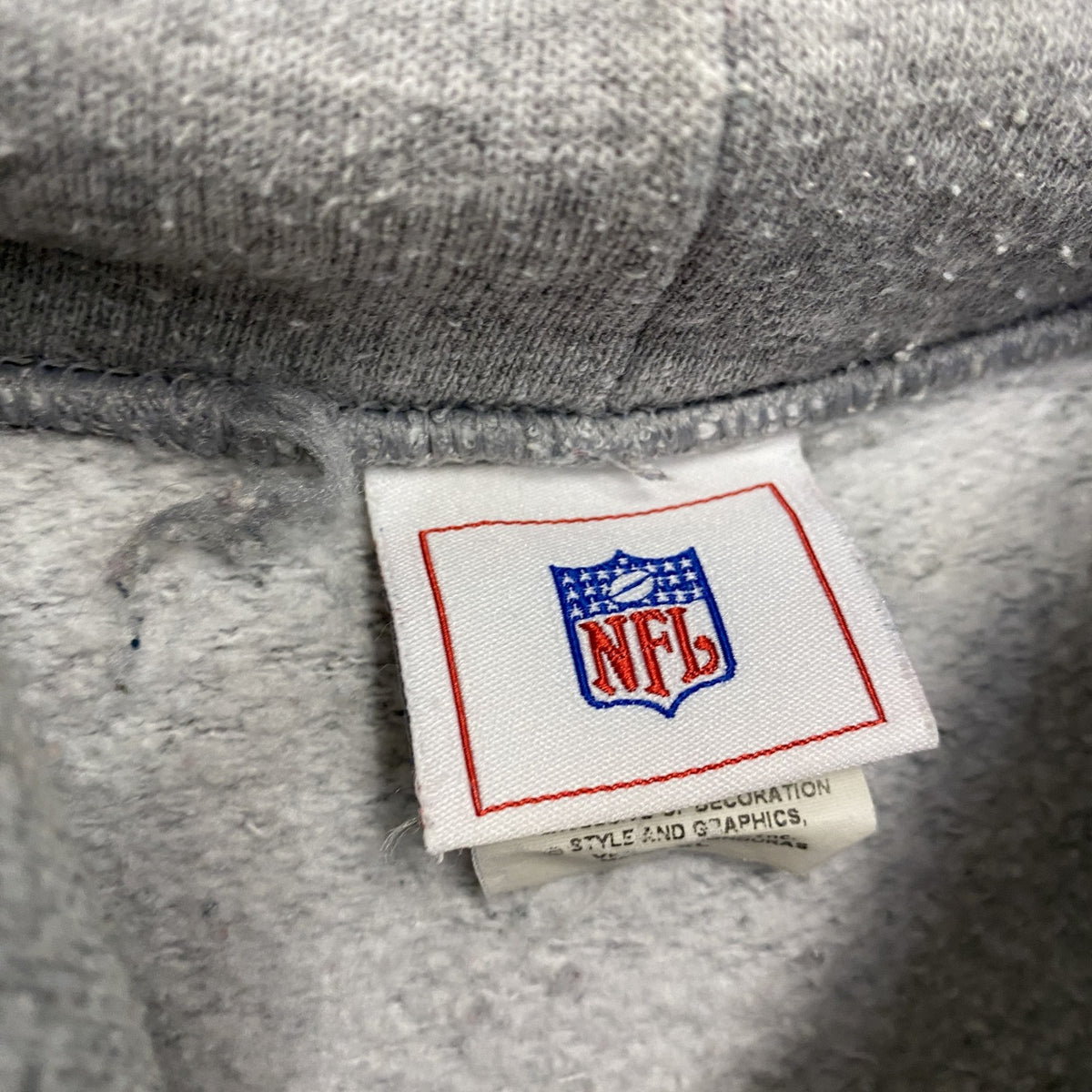 NFL　SUPER BOWL　スウェットパーカー/フーディー　グレー　XLサイズ トレーナー スウェットトップス フード付き 古着