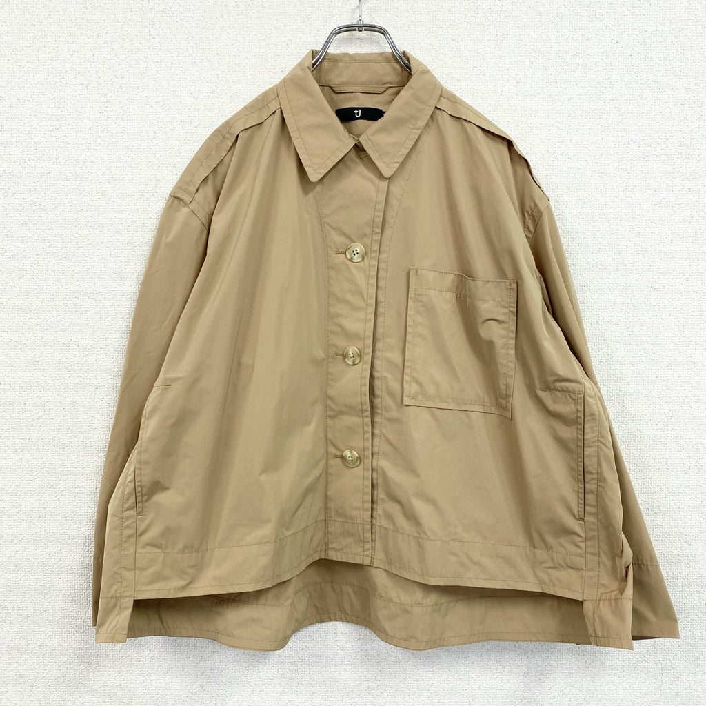 UNIQLO　ユニクロ　＋J　プラスジェイ　オーバーサイズライトジャケット　ベージュ　Mサイズ　古着