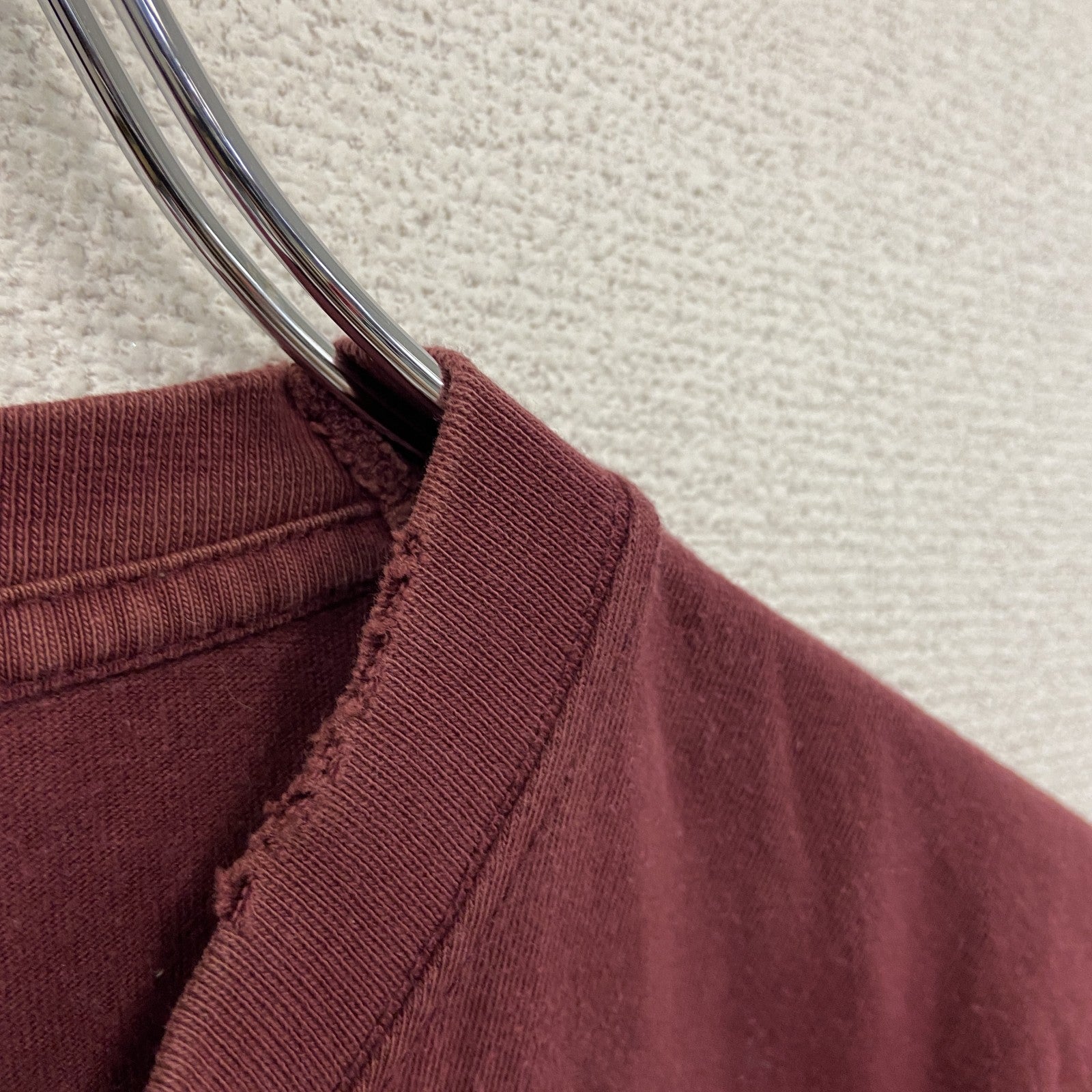 00s　STARWORLD　スターワールド　半袖プリントTシャツ　エロT　ヴィンテージ　ボルドー　Lサイズ　古着
