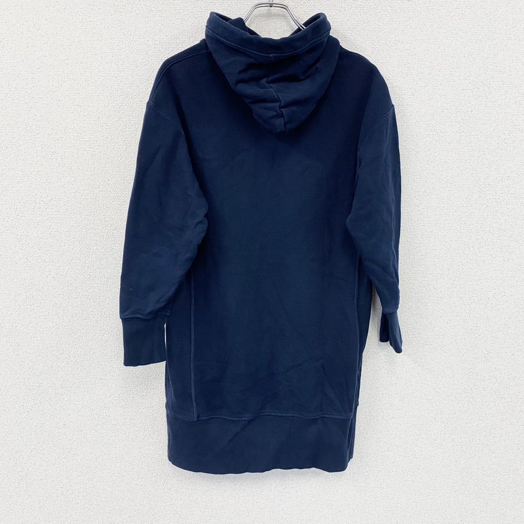 LACOSTE　ラコステ　スウェットパーカーワンピース　フーディー　紺　ネイビー　34サイズ　古着