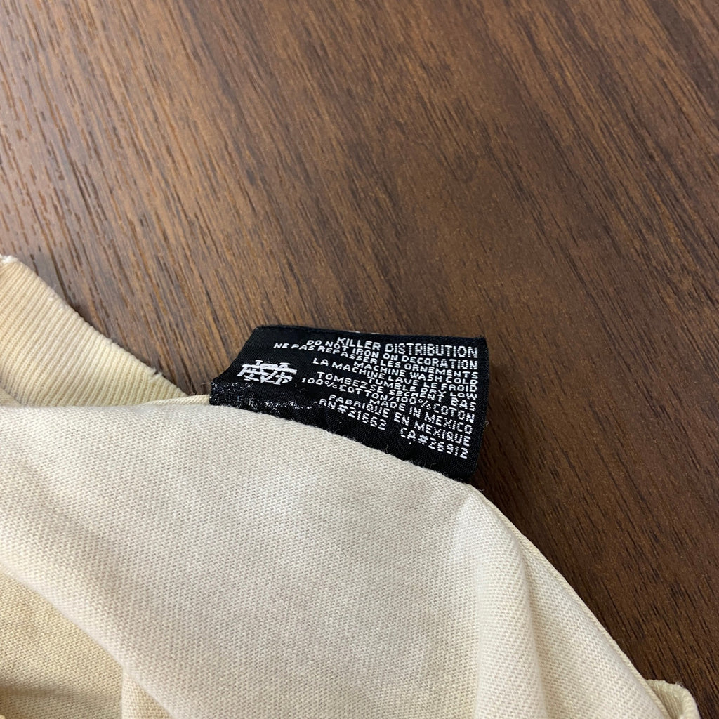 00s　FAMOUS STARS AND STRAPS　半袖プリントTシャツ　ヴィンテージ　白　ホワイト　Sサイズ　古着