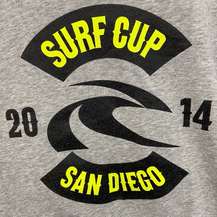 古着 used　NIKE　ナイキ　サーフカップ　半袖プリントTシャツ　サンディエゴ　ドライフィット　灰色　グレー　XLサイズ
