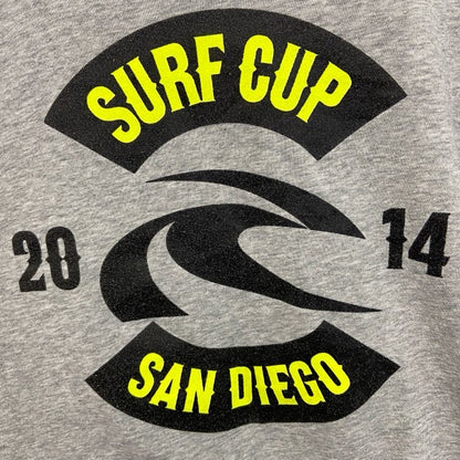 古着 used　NIKE　ナイキ　サーフカップ　半袖プリントTシャツ　サンディエゴ　ドライフィット　灰色　グレー　XLサイズ