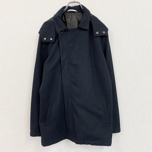 renoma HOMME　レノマオム　フーデッドコート　紺　ネイビー　Lサイズ