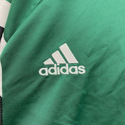 adidas　アディダス　トラックジャケット/ジャージ　デカロゴ　パフォーマンスロゴ　緑　グリーン　Lサイズ