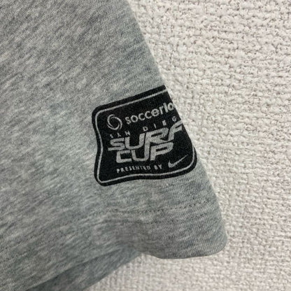 古着 used　NIKE　ナイキ　サーフカップ　半袖プリントTシャツ　サンディエゴ　ドライフィット　灰色　グレー　XLサイズ