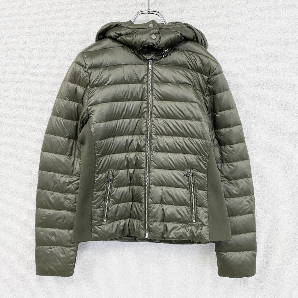 ZARA WOMAN　ザラ　ダウンジャケット　カーキ　Mサイズ　古着