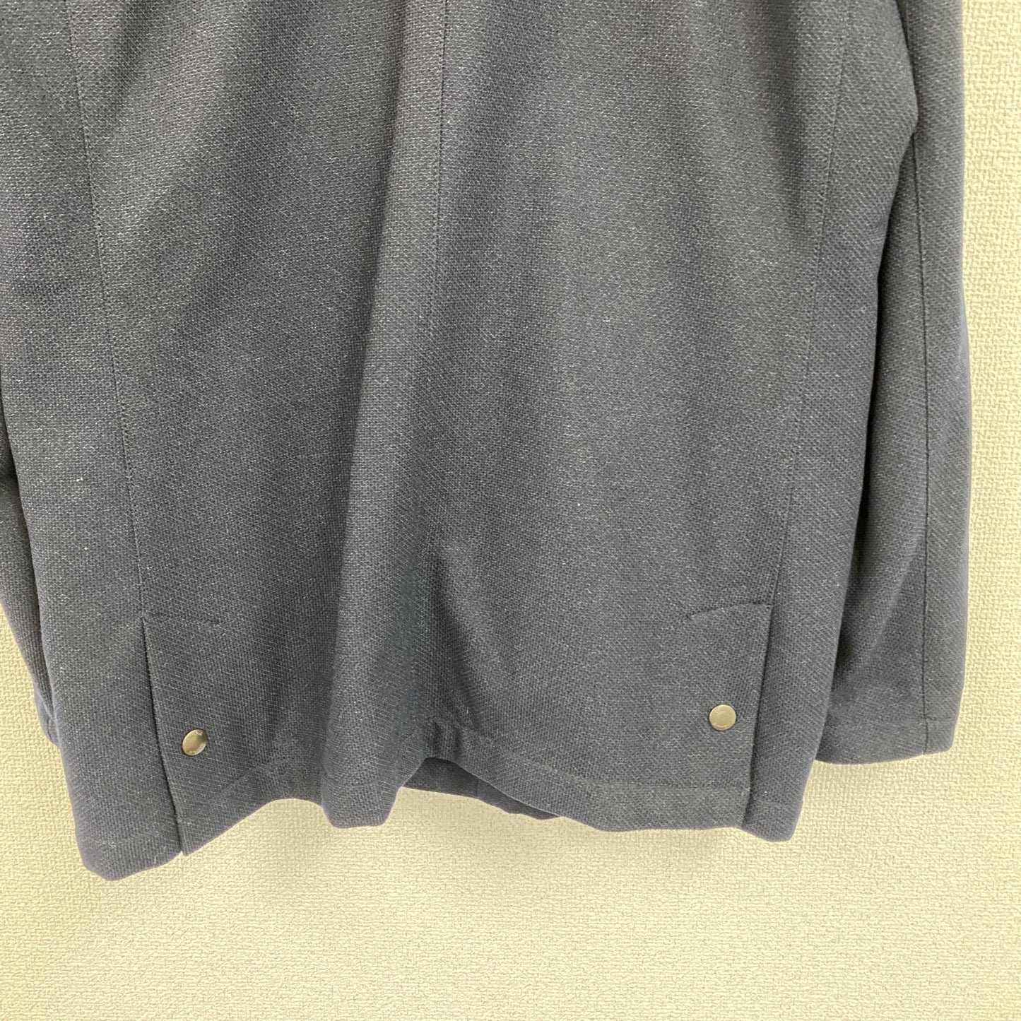 renoma HOMME　レノマオム　フーデッドコート　紺　ネイビー　Lサイズ