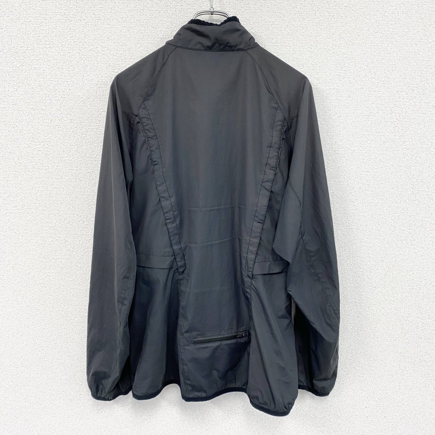 NIKE　ナイキ　ウォームアップジャケット　ハーフジッププルオーバージャケット　スウッシュ　グレー　Lサイズ