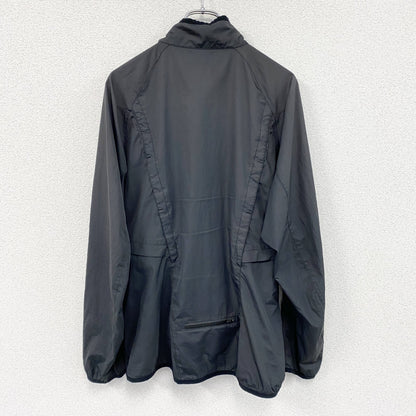 NIKE　ナイキ　ウォームアップジャケット　ハーフジッププルオーバージャケット　スウッシュ　グレー　Lサイズ