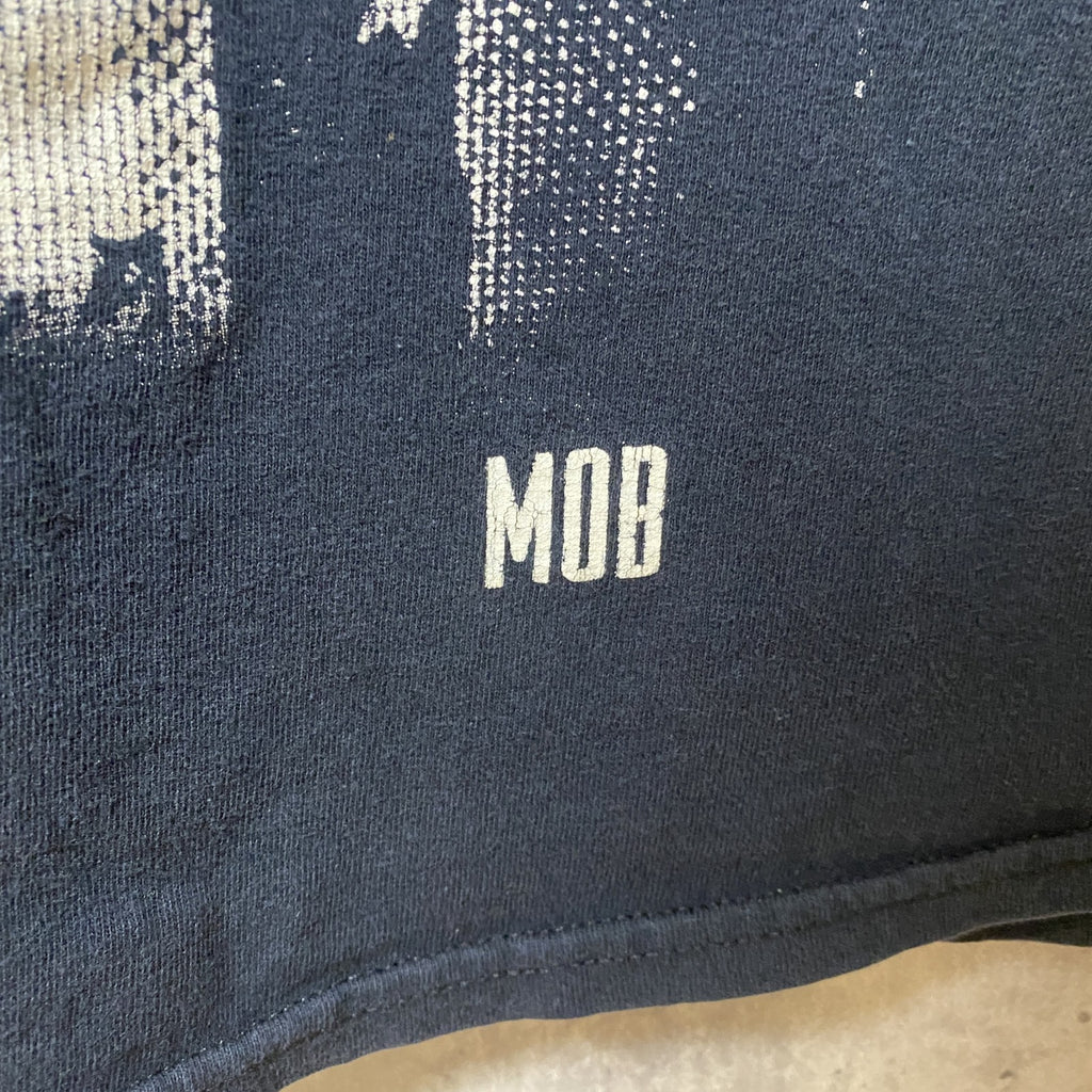 MOB INK　半袖プリントTシャツ　アメリカ　国旗　黒　ブラック　レトロデサイン　ビッグシルエット　XLサイズ　古着