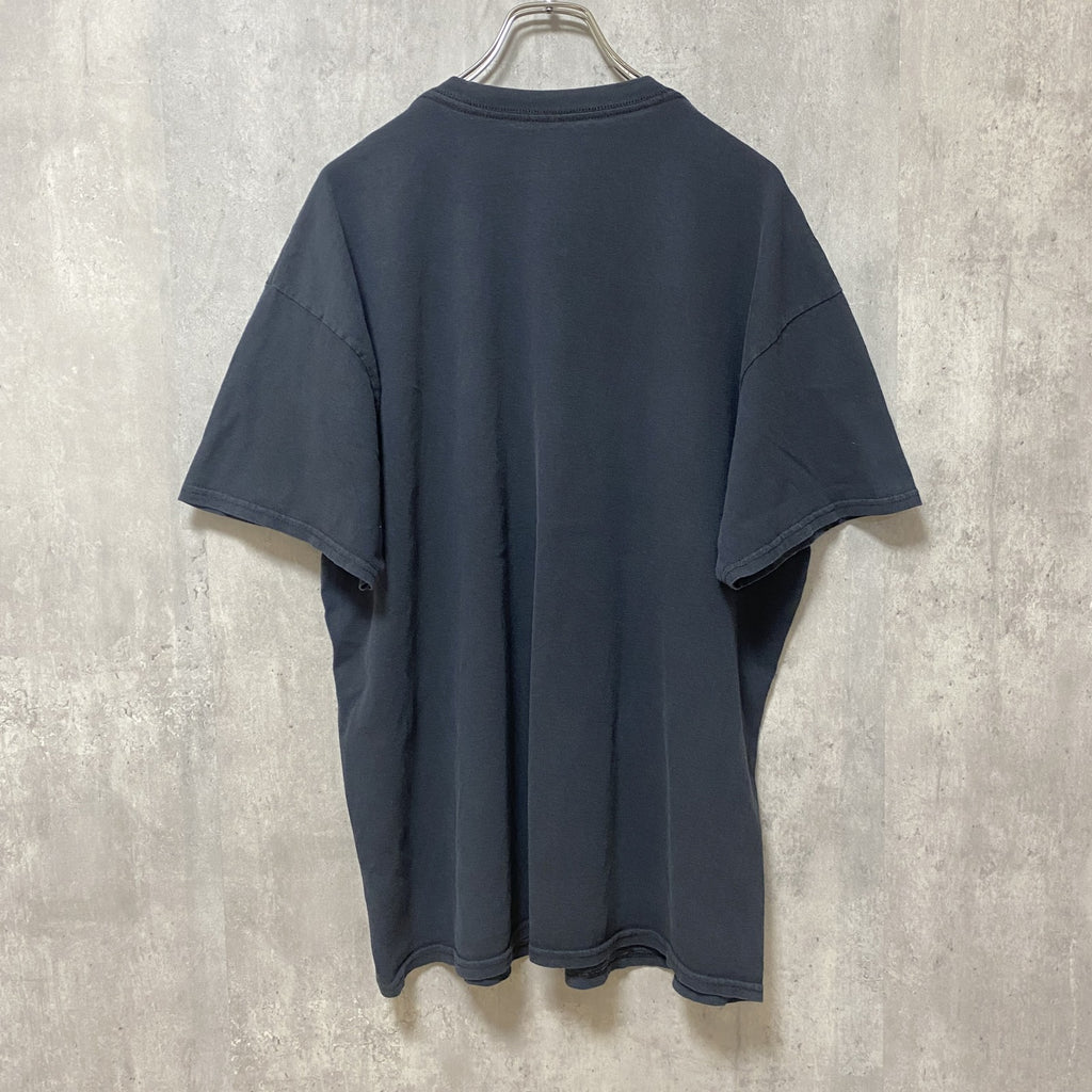 MOB INK　半袖プリントTシャツ　アメリカ　国旗　黒　ブラック　レトロデサイン　ビッグシルエット　XLサイズ　古着