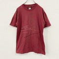 PIRATES of the CARIBBEAN　パイレーツオブザカリビアン　半袖ムービープリントTシャツ　赤　レッド　Mサイズ　古着