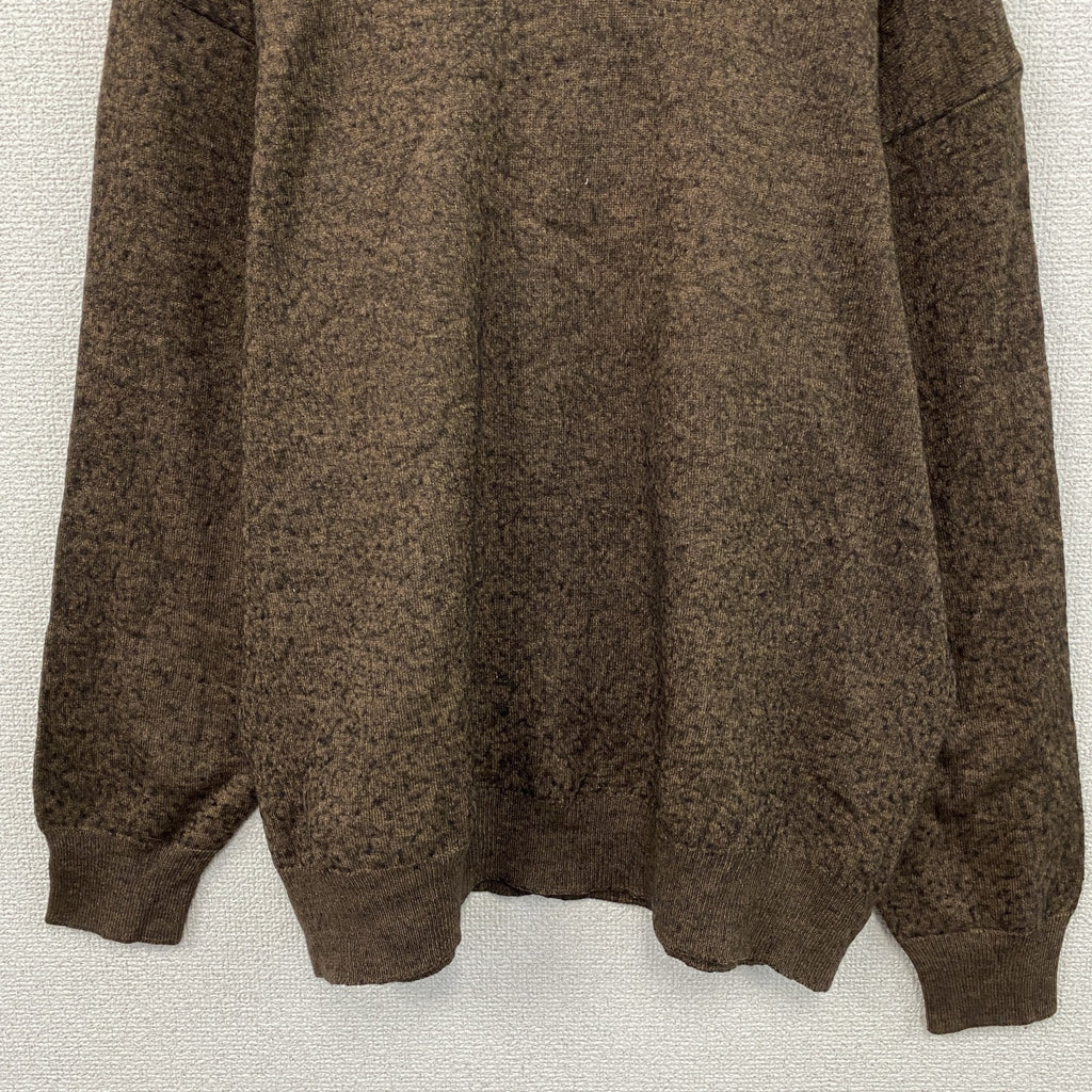 90s～　Robe di Kappa　カッパ　ニットポロセーター　ヴィンテージ　茶色　ブラウン　　古着