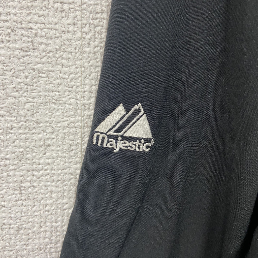 Majestic　マジェスティック　ウィンドブレーカー　フリースライナー　黒　ブラック　2XLサイズ　古着