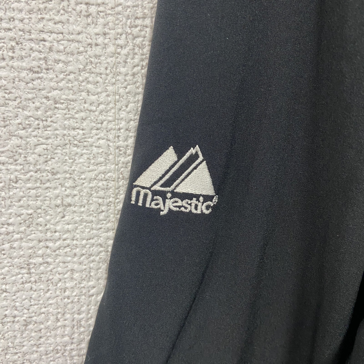 Majestic　マジェスティック　ウィンドブレーカー　フリースライナー　黒　ブラック　2XLサイズ　古着