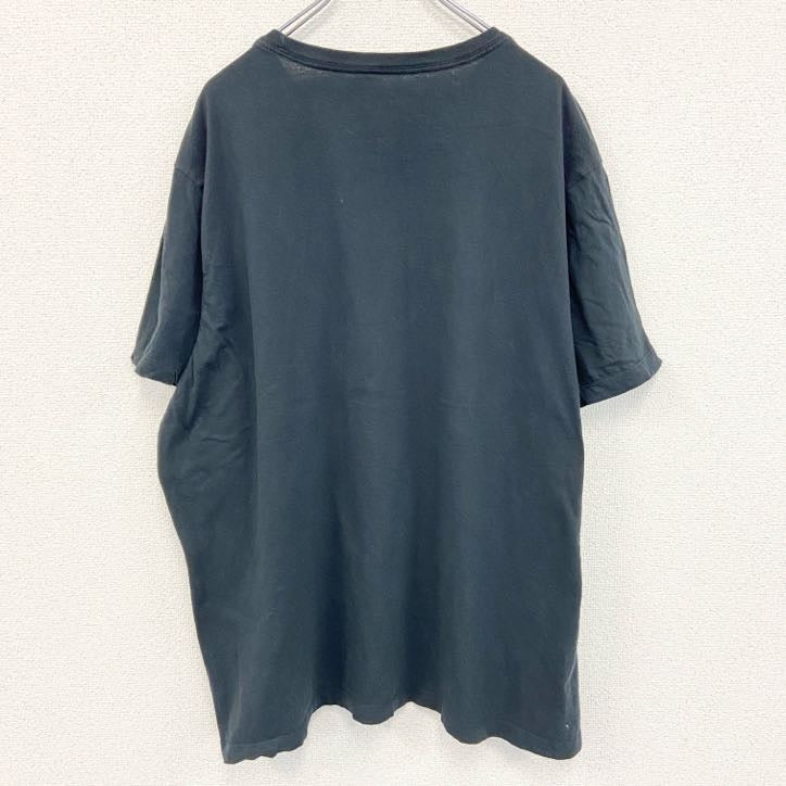 古着 used　NIKE　ナイキ　MLB　半袖プリントTシャツ　オークランドアスレチックス　黒　ブラック　2XLサイズ