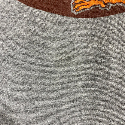 古着 used　RUSSELL ラッセル　90s　TURKEY BOWL　半袖プリントTシャツ　アメフト　グレー　XLサイズ