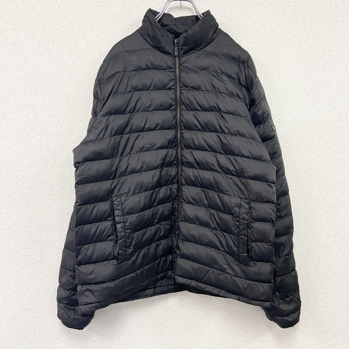 Barbour　バブアー　INTERNATIONAL　インターナショナル　フルジップ中綿ジャケット　黒　ブラック　Lサイズ　古着