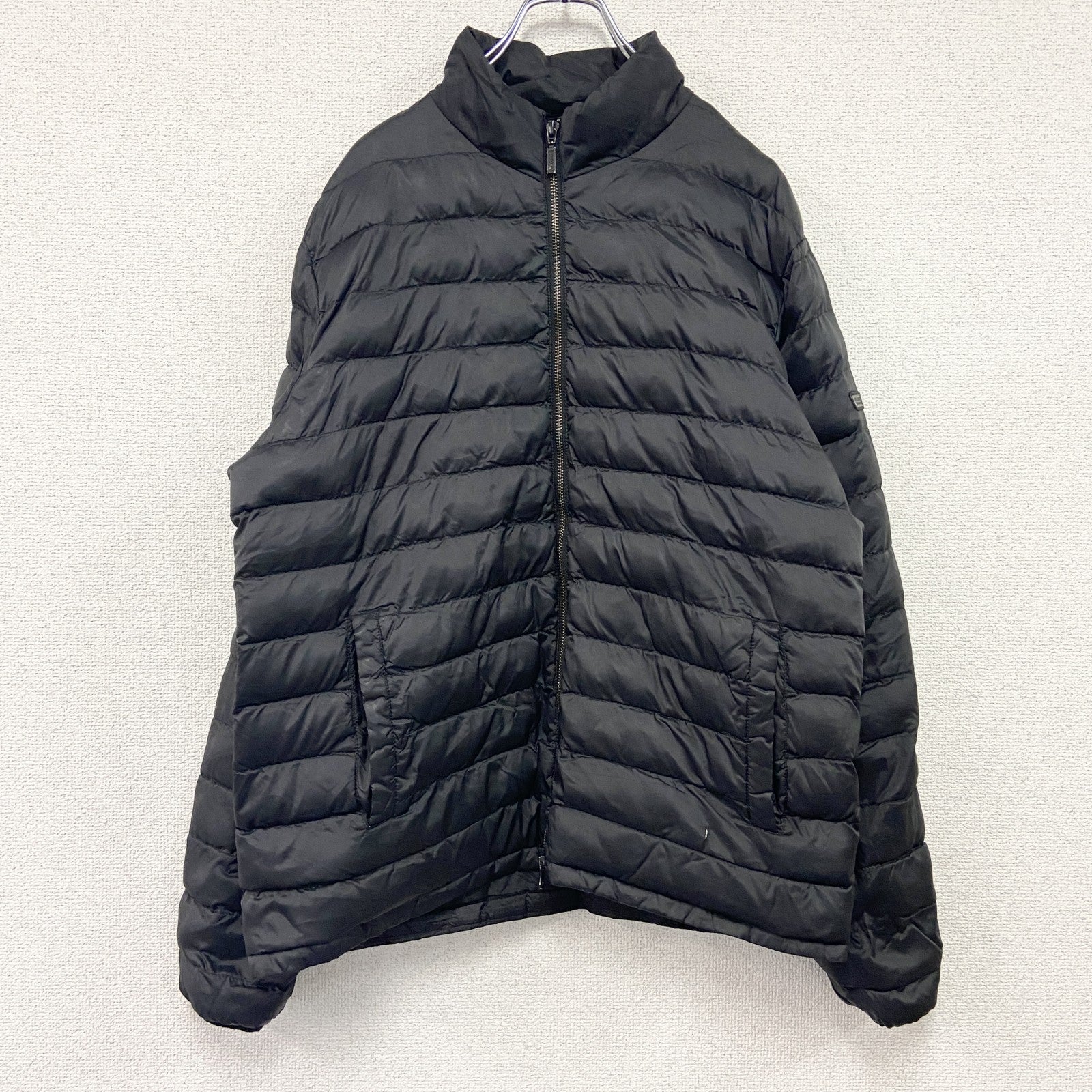 Barbour　バブアー　INTERNATIONAL　インターナショナル　フルジップ中綿ジャケット　黒　ブラック　Lサイズ　古着