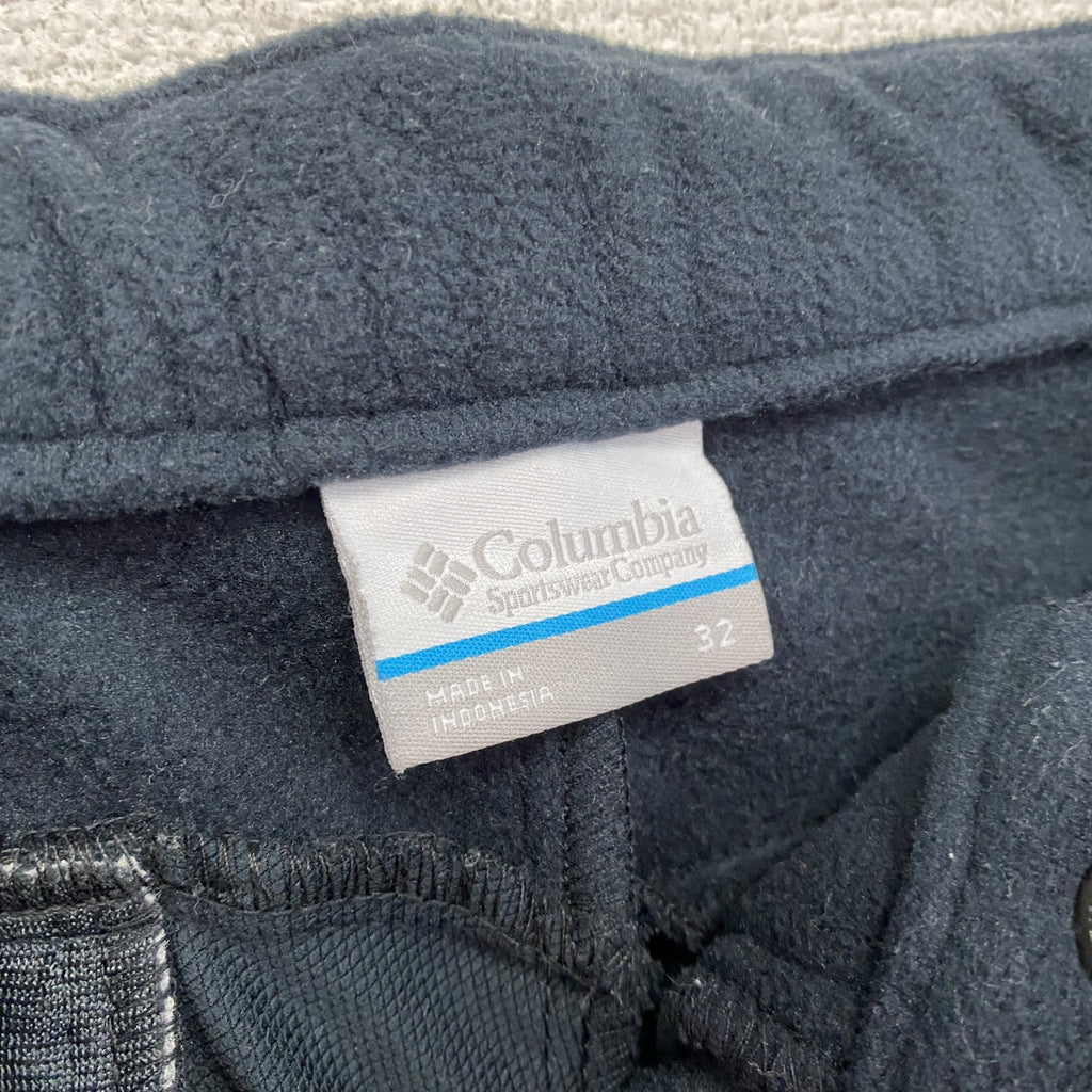 Columbia　コロンビア　フリーススウェットパンツ　黒　ブラック　32サイズ　古着