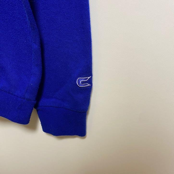 colosseum　DUKE　デューク大学　長袖カレッジ刺繍スウェット　トレーナー　二重襟　青　ブルー　秋冬服　Mサイズ　古着