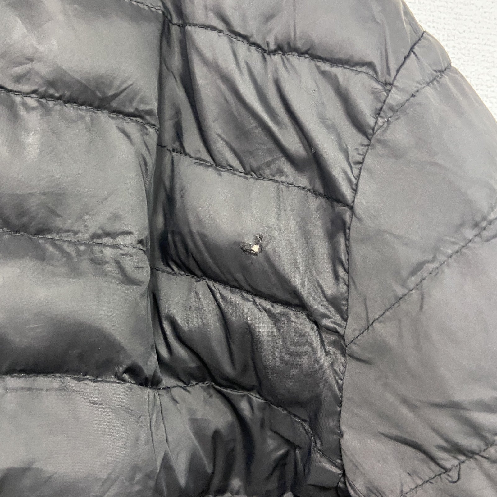 Barbour　バブアー　INTERNATIONAL　インターナショナル　フルジップ中綿ジャケット　黒　ブラック　Lサイズ　古着