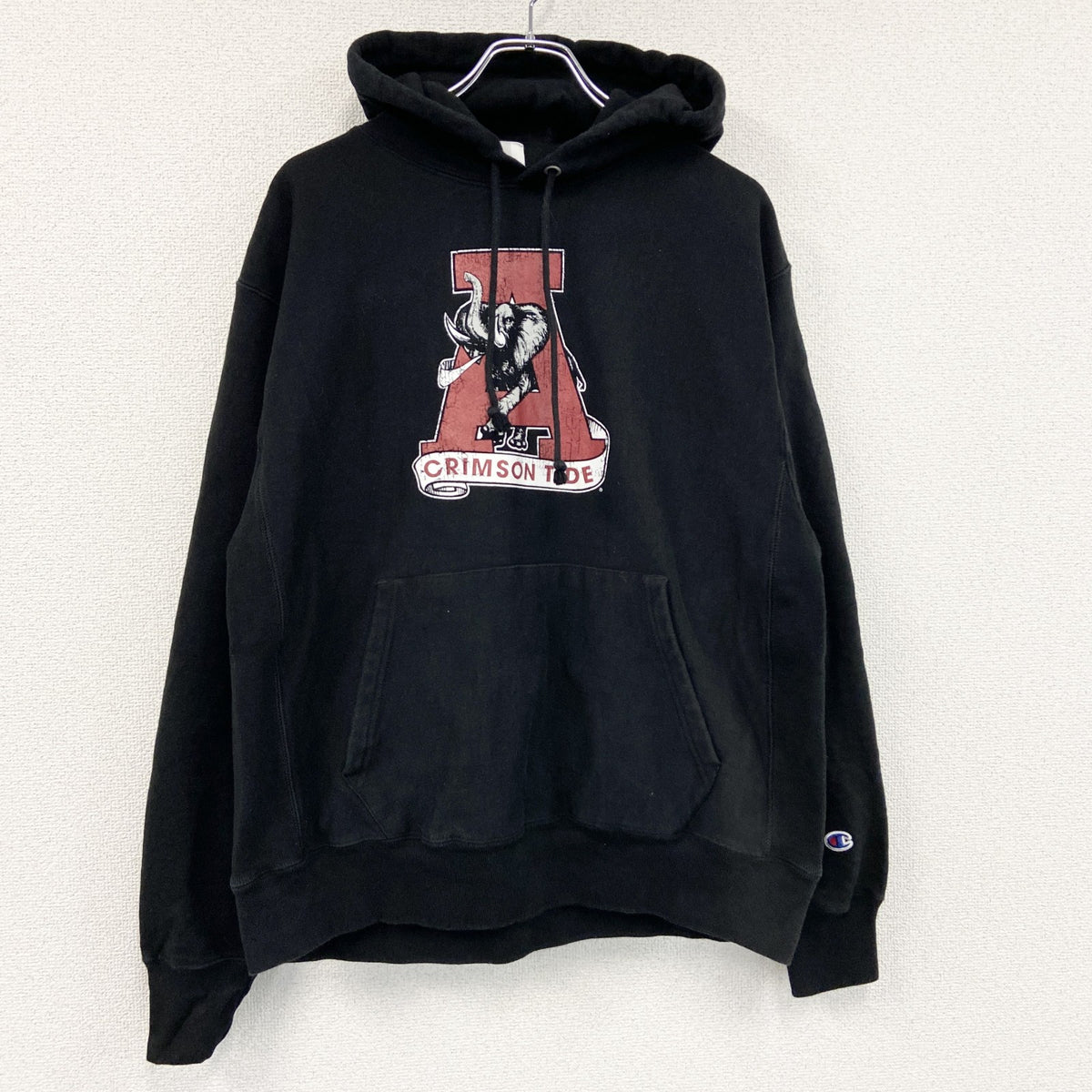 Champion　チャンピオン　リバースウィーブ　スウェットパーカー/フーディー　黒　ブラック　Lサイズ トレーナー スウェットトップス フード付き 古着