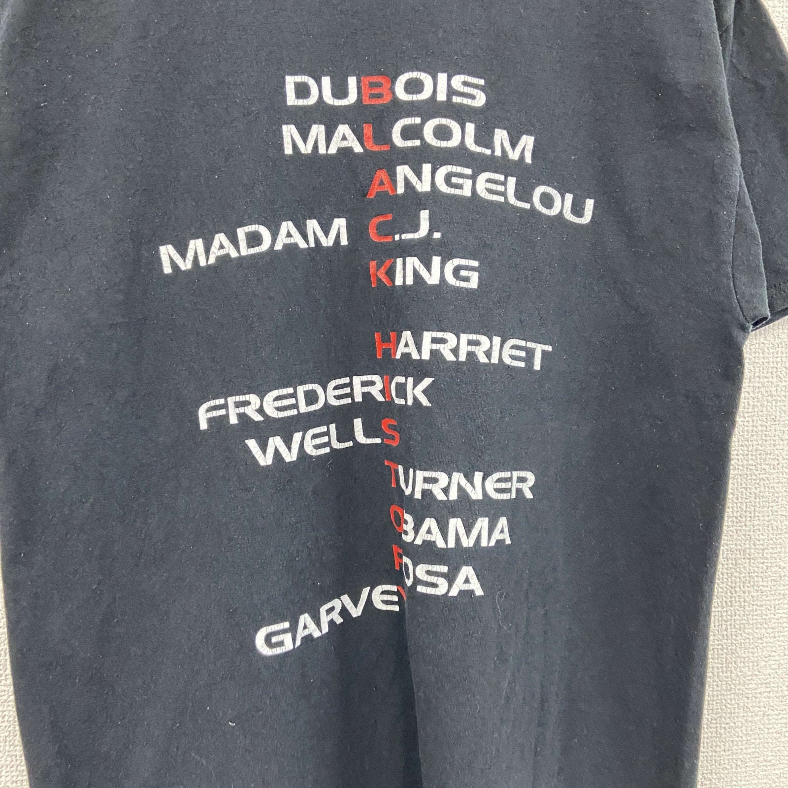 JERZEES　ジャージーズ　オバマ　半袖Tシャツ　偉人　BLACK HISTORY　黒　ブラック　Mサイズ　古着