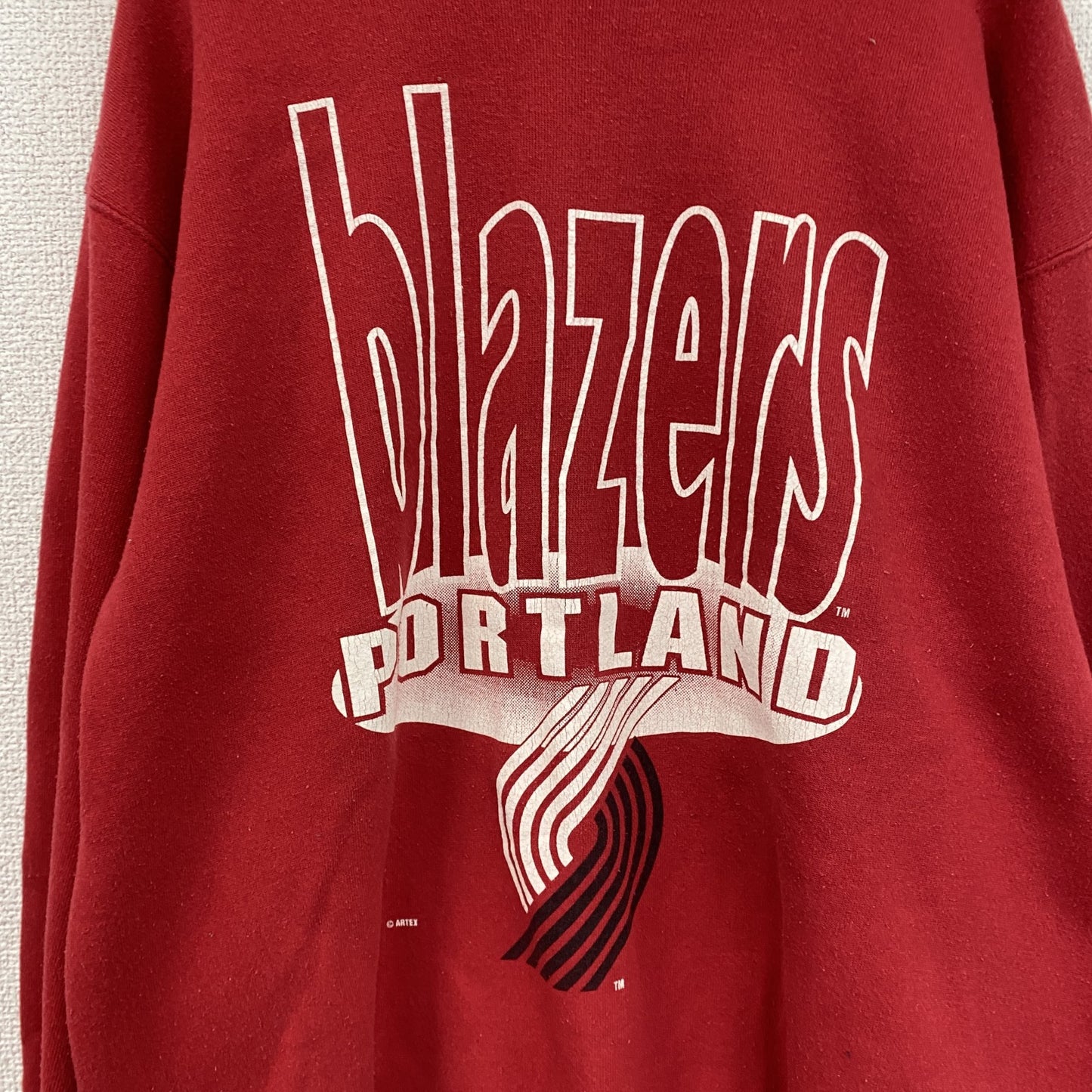 ARTEX　スウェット/トレーナー　赤　レッド　Lサイズ