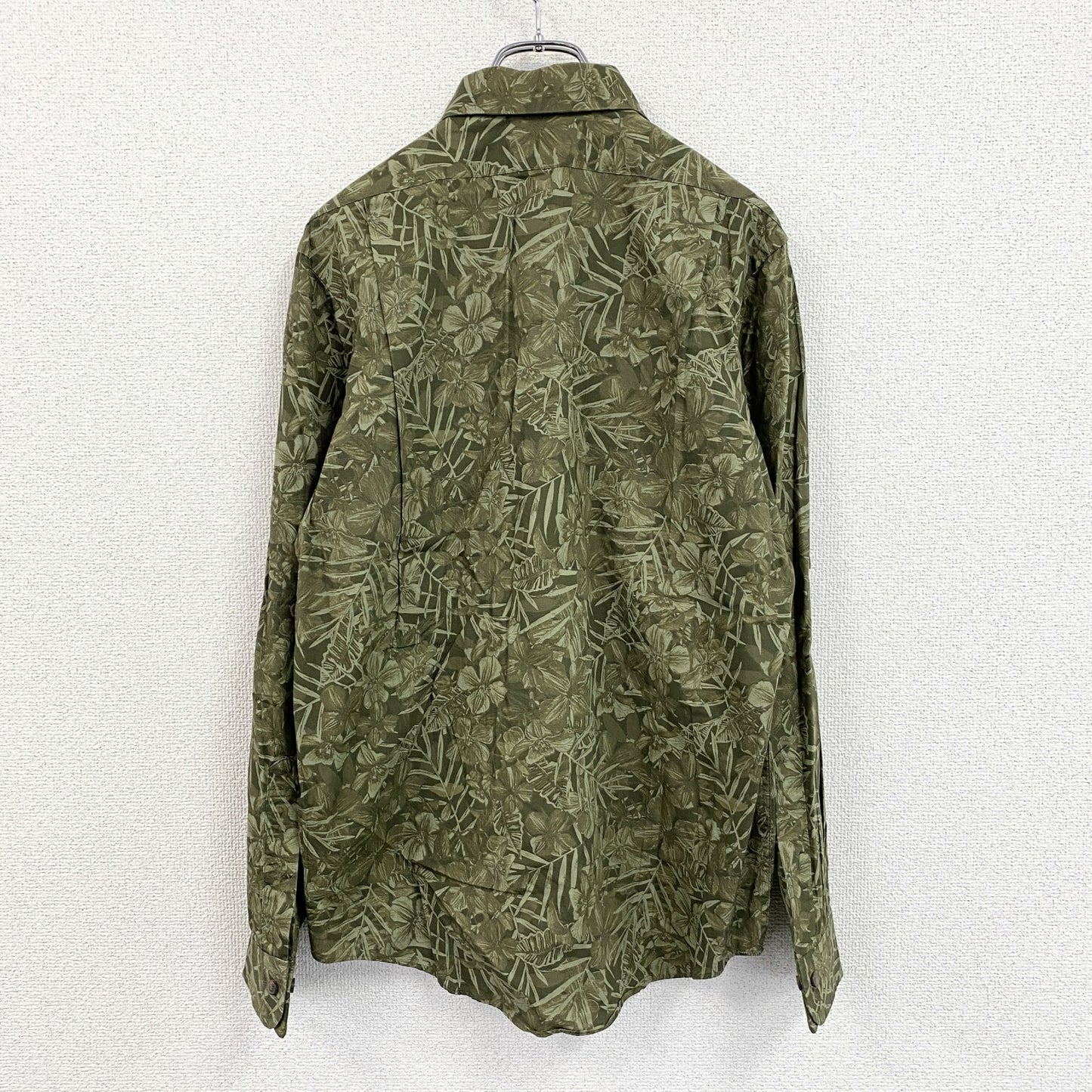 Brooks Brothers　ブルックスブラザーズ　長袖シャツ　総柄　緑　グリーン　Sサイズ