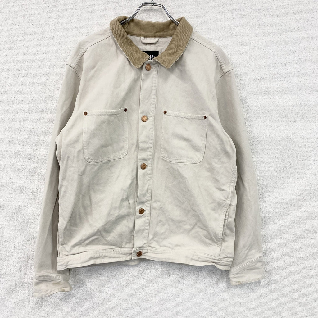ZARA　ザラ　デニムジャケット/Gジャン　アイボリー　Mサイズ　古着