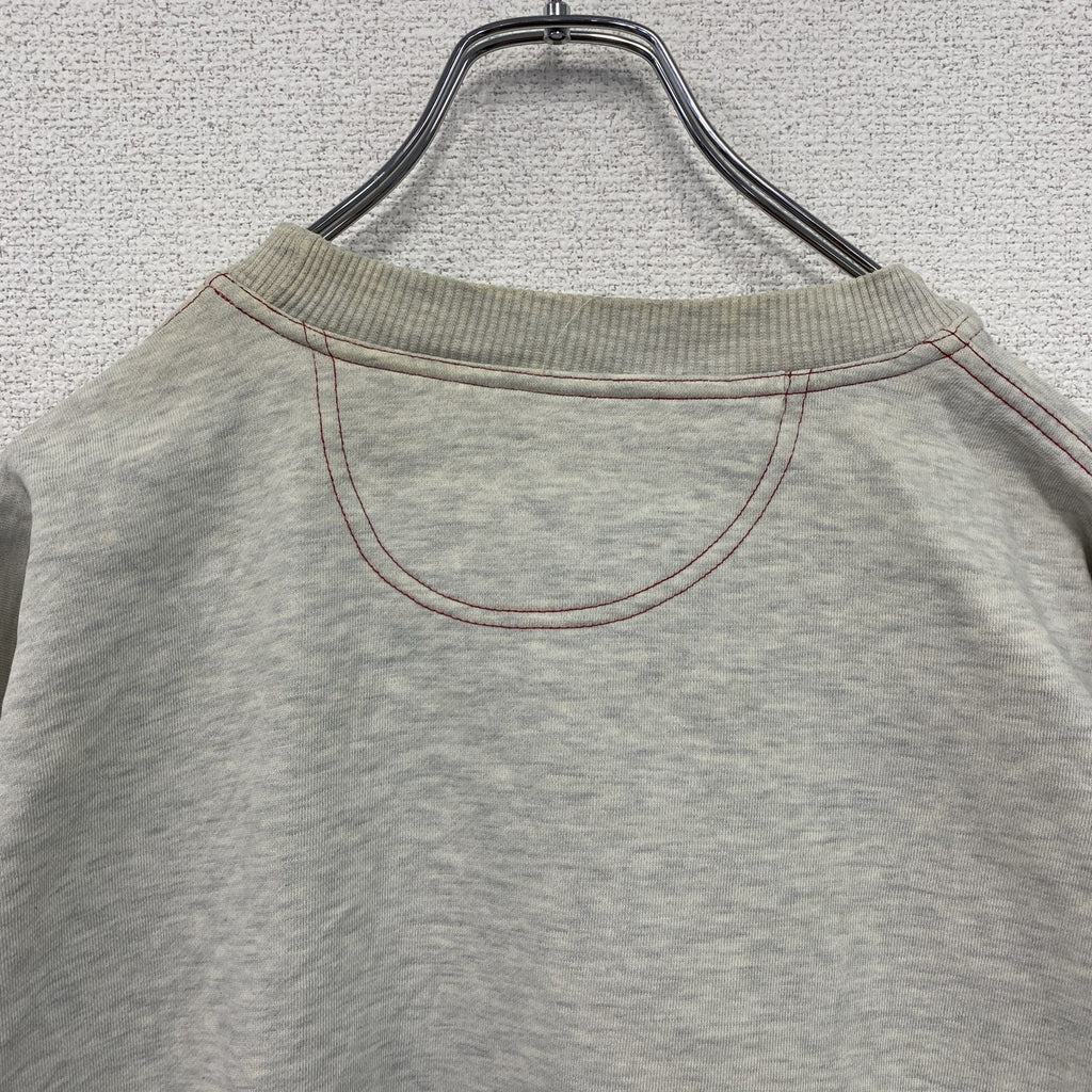 90s　adidas　アディダス　スウェット/トレーナー　オリンピック　ヴィンテージ　グレー　灰色　紺　ネイビー　Mサイズ　古着