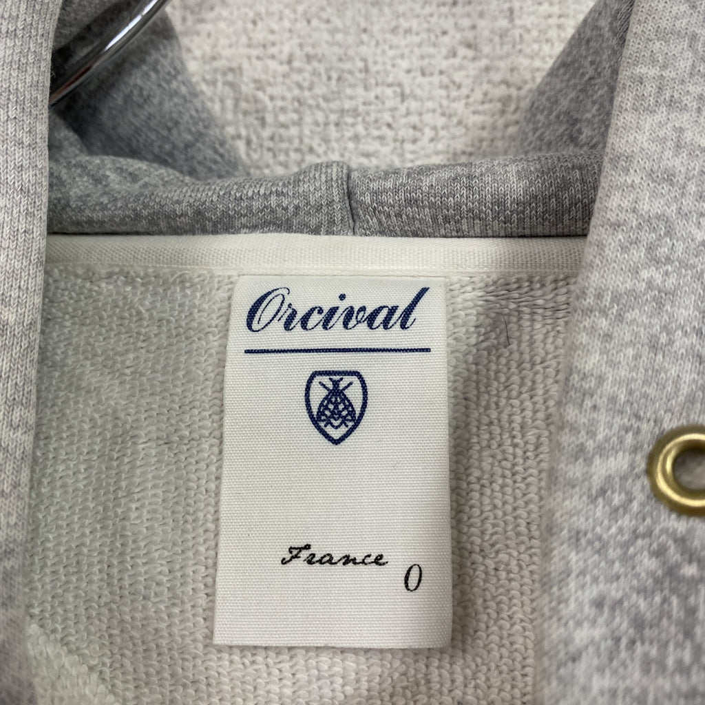 ORCIVAL　オーシバル　フルジップスウェットパーカー/フーディー　灰色　グレー　0サイズ　古着