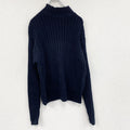 90s　OLD GAP　オールドギャップ　コットンニットセーター　紺タグ　ヴィンテージ　紺　ネイビー　Sサイズ　古着
