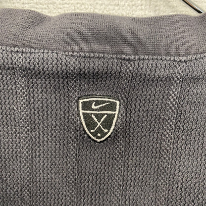 ～00s　NIKE　ナイキ　コットンニットベスト　ヴィンテージ　スウッシュ　ブラックフェード　ブラック　Lサイズ