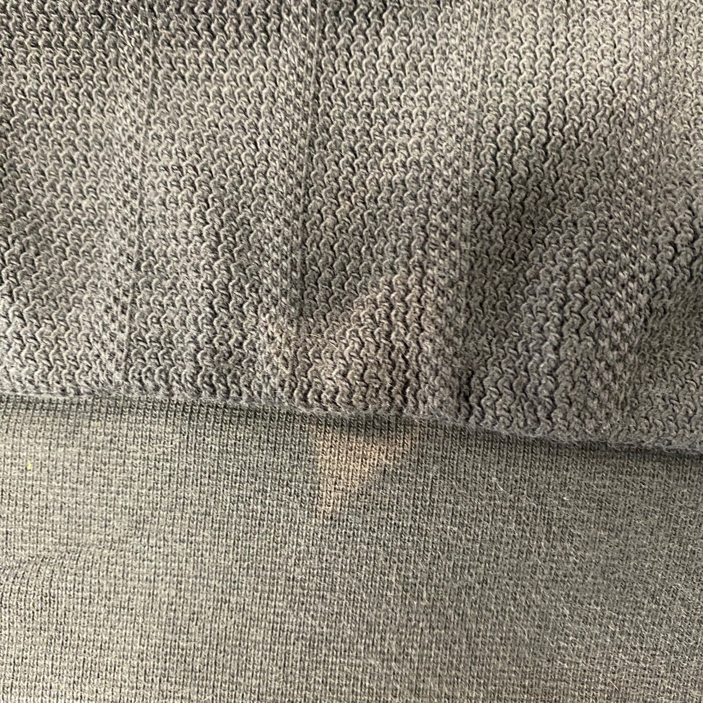 ～00s　NIKE　ナイキ　コットンニットベスト　ヴィンテージ　スウッシュ　ブラックフェード　ブラック　Lサイズ