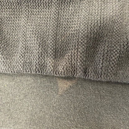 ～00s　NIKE　ナイキ　コットンニットベスト　ヴィンテージ　スウッシュ　ブラックフェード　ブラック　Lサイズ