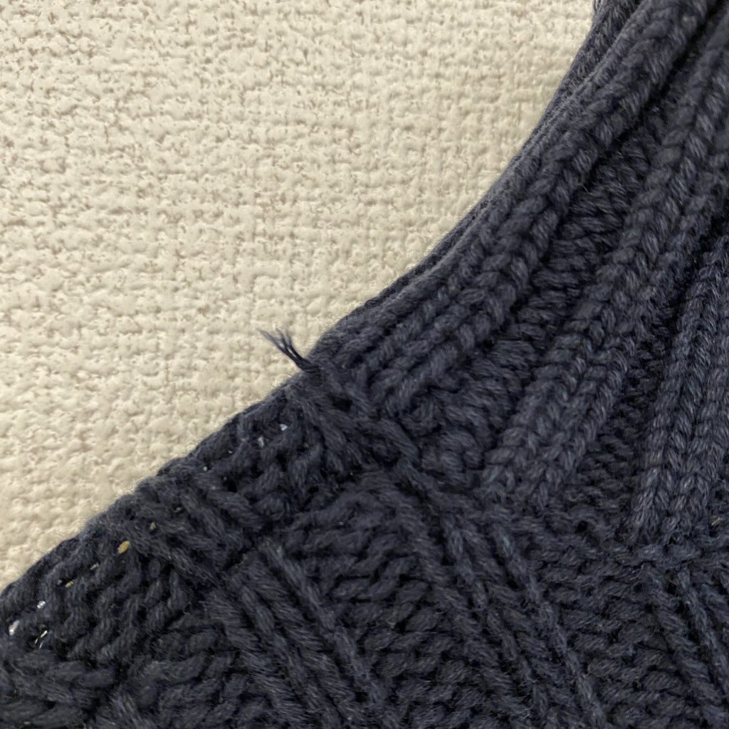 90s　OLD GAP　オールドギャップ　コットンニットセーター　紺タグ　ヴィンテージ　紺　ネイビー　Sサイズ　古着
