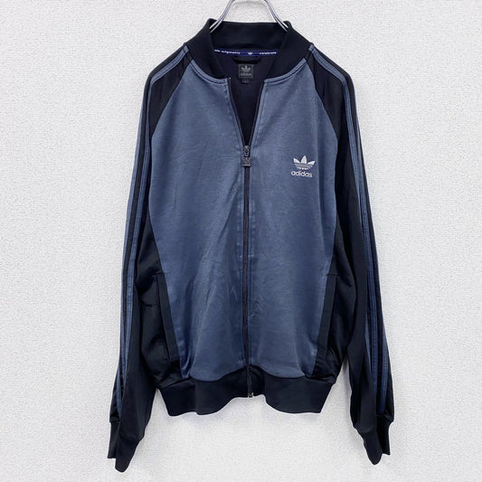 00s　adidas　アディダス　ATPタイプ　トラックジャケット/ジャージ　ヴィンテージ　ネイビー　ブラック　Lサイズ