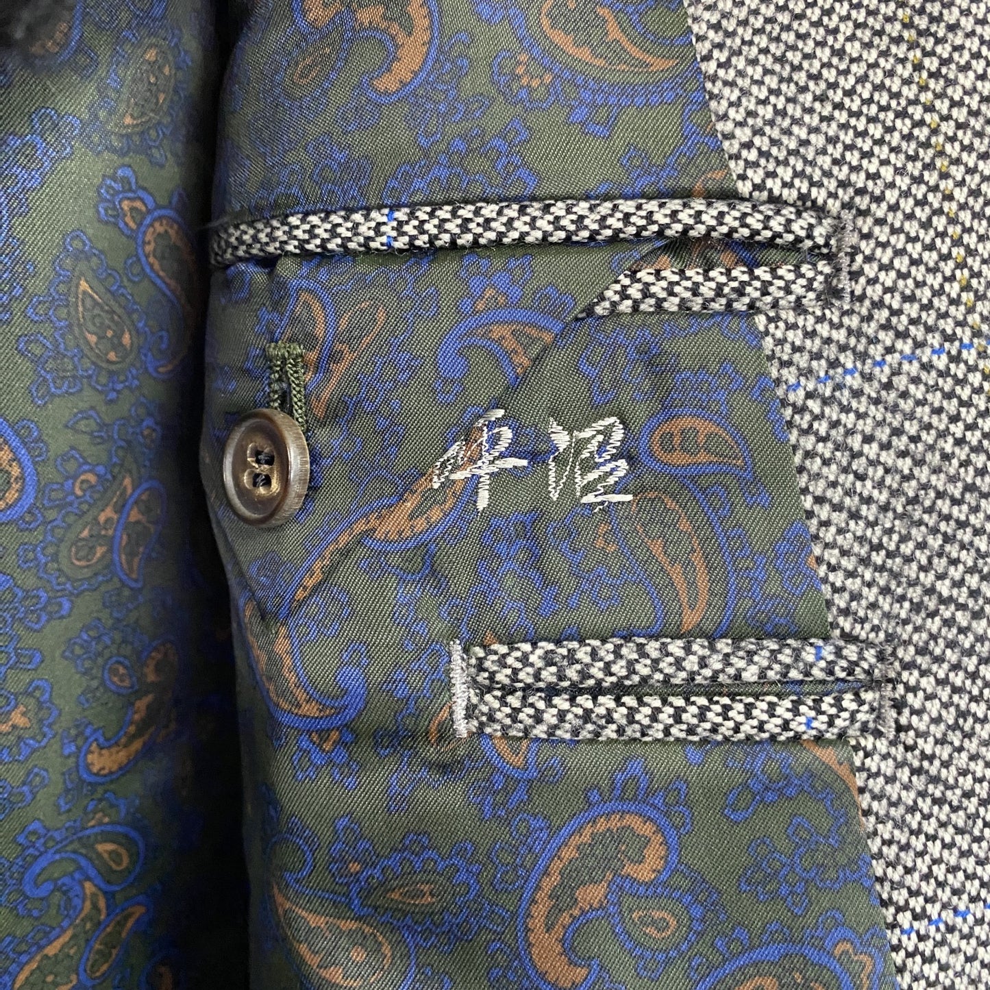 Aquascutum　アクアスキュータム　ダブルテーラードジャケット　グレー　94A5サイズ