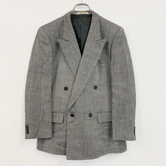 Aquascutum　アクアスキュータム　ダブルテーラードジャケット　グレー　94A5サイズ