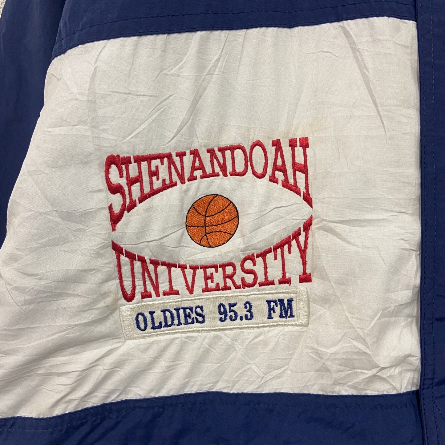 90s　NIKE　ナイキ　モッズコート　ベンチコート　中綿入りナイロンパーカー　ヴィンテージ　紺　ネイビー　XLサイズ