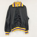 ～80s　Leader Sportswear　アノラックパーカー　三角タグ　ロケットTALON　ブラック　2XLサイズ　　ヴィンテージ　古着